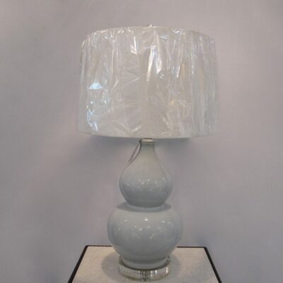 Double Gourd Table Lamp, Crystal Base