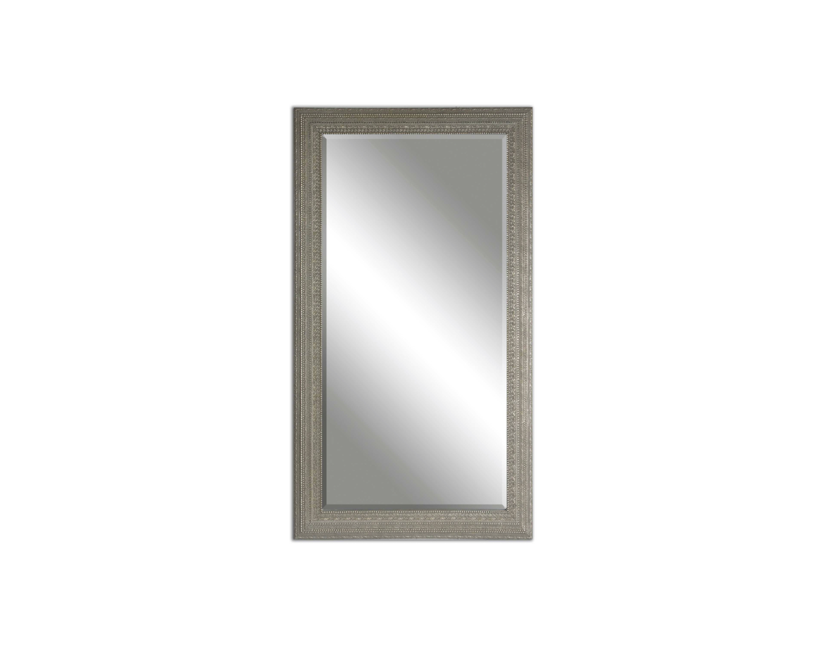 silver floor mirror