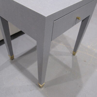 Bungalow 5 Linen Wrapped Side Table