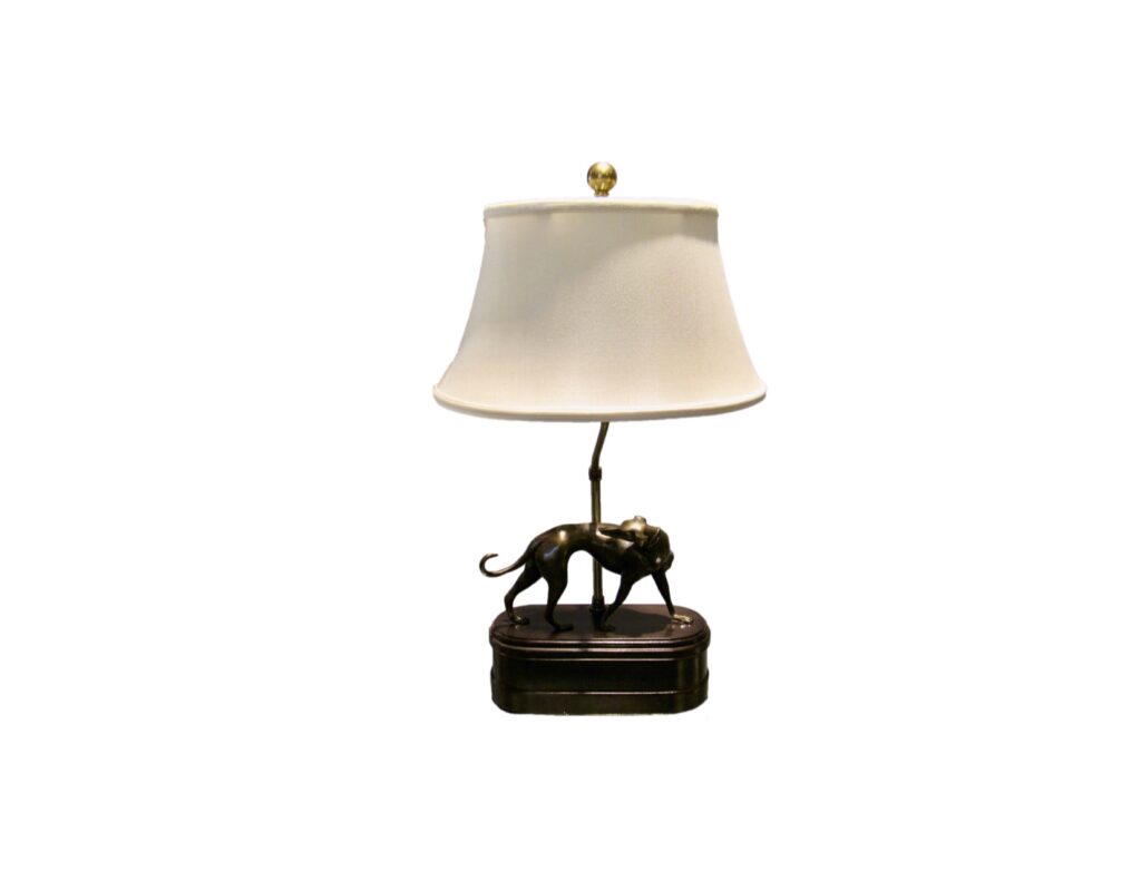 Greyhound Dog lamp