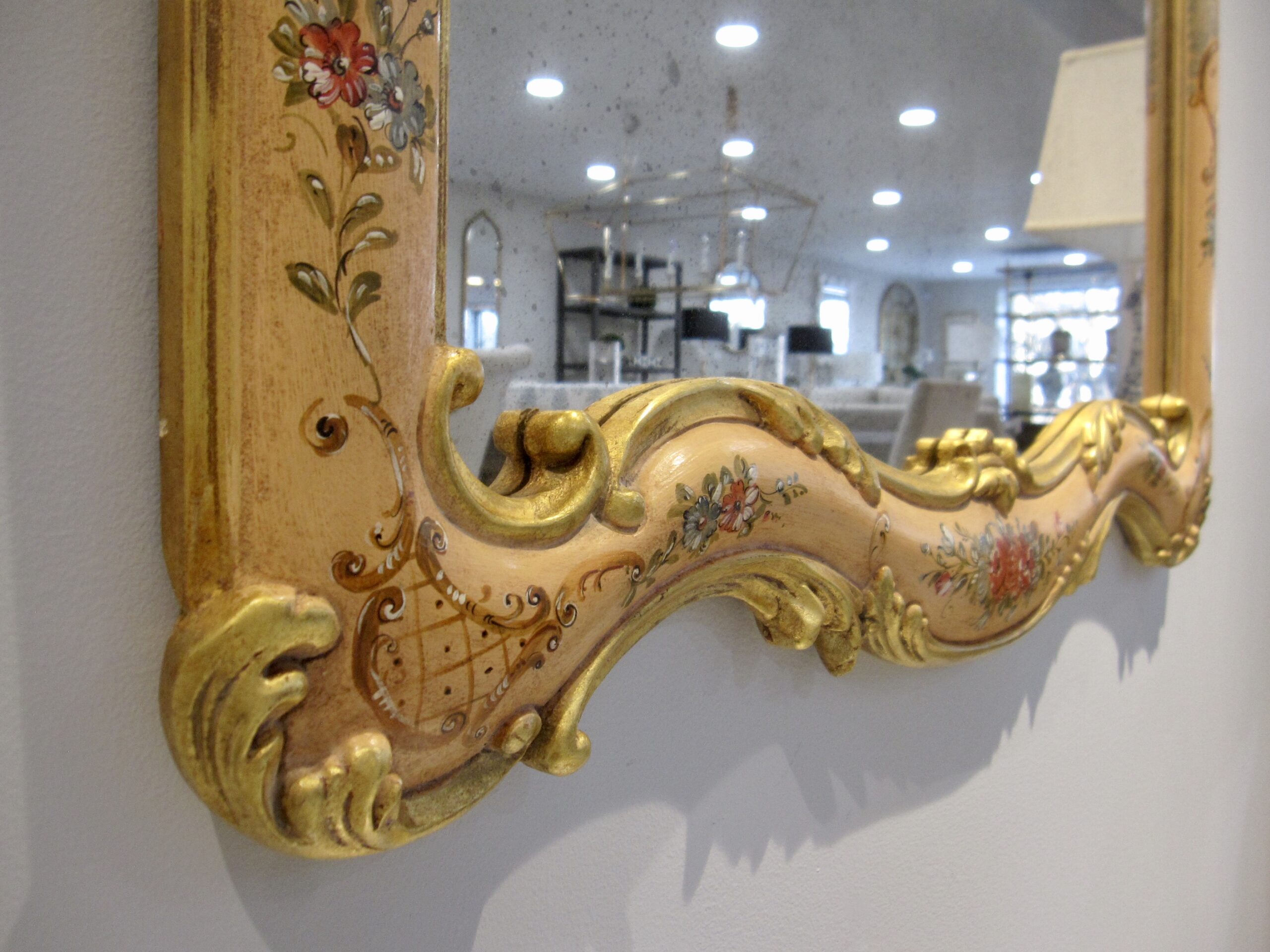 Antique Italian Baroque Mirror